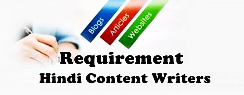Hindi Content Writers