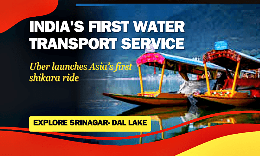 India's first water transport service-Uber Sikara