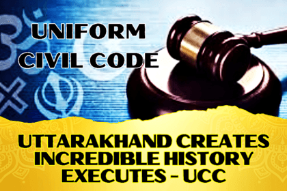 Uniform Civil Code- UCC