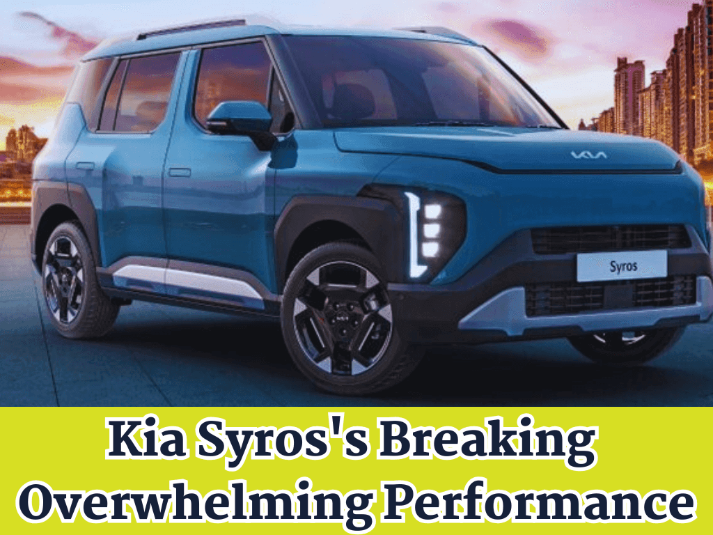 Kia Syros Record Breaking Overwhelming Performance