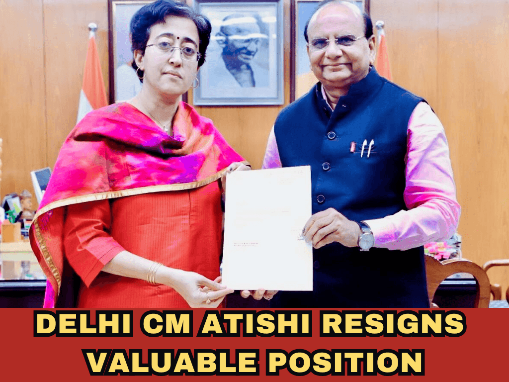 Delhi CM Atishi Resigns Valuable Position