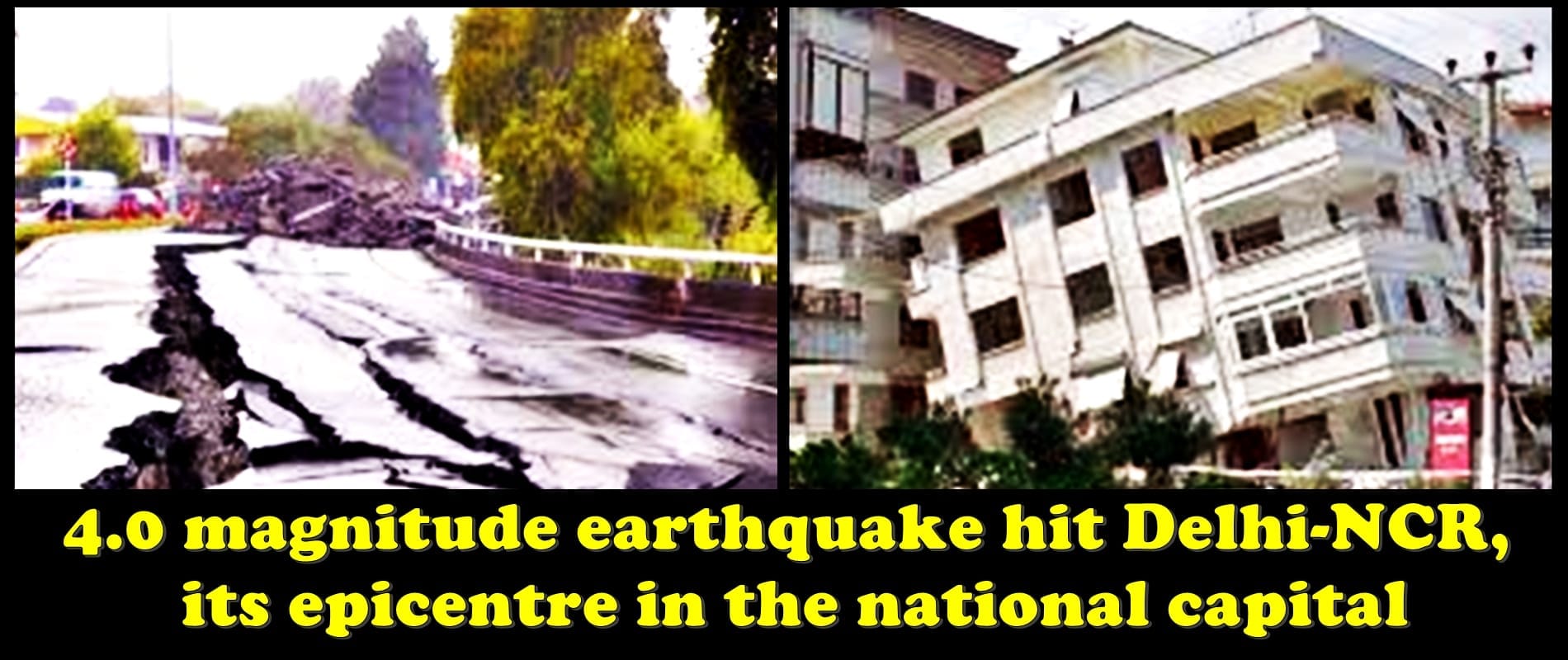 Delhi Earthquake Today