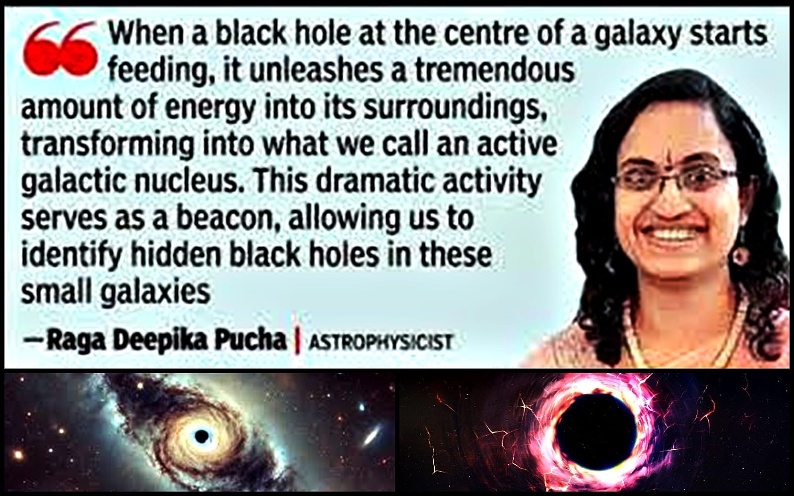 Astrophysicist Dr Ragadeepika Pucha