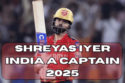 Shreyas Iyer India a Captain 2025
