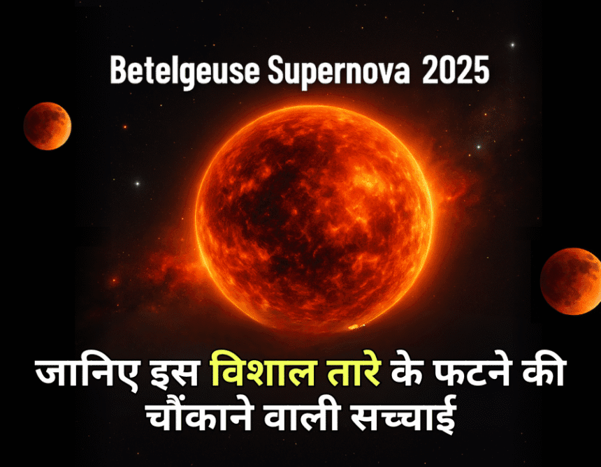 Betelgeuse Supernova 2025 — जानिए इस विशाल तारे के फटने की चौंकाने वाली सच्चाई