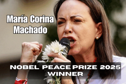Nobel Peace Prize 2025 Winner María Corina Machado