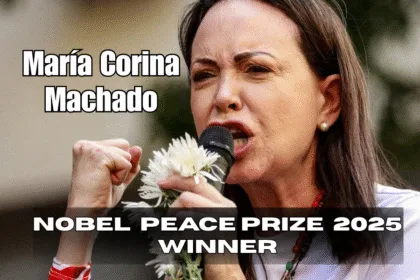 Nobel Peace Prize 2025 Winner María Corina Machado