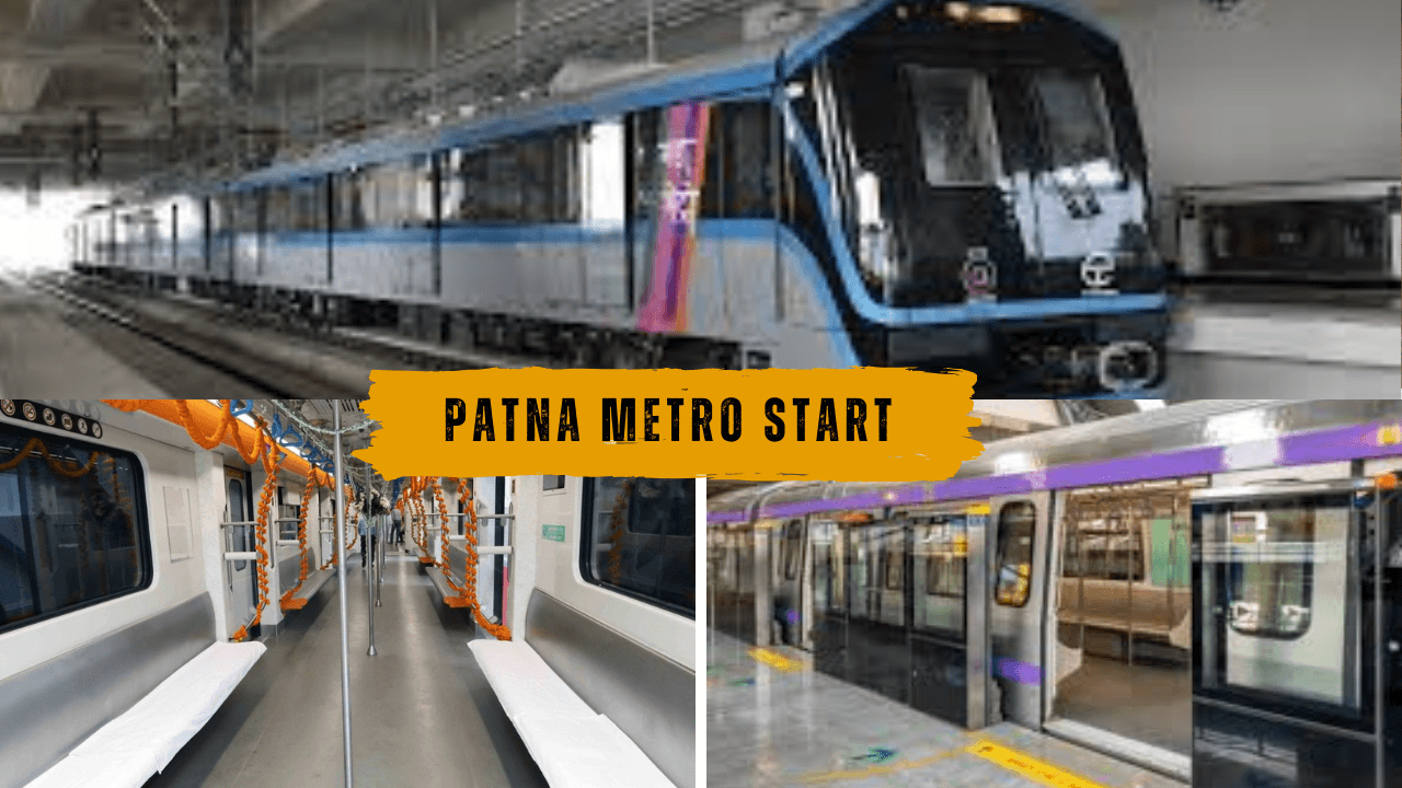 Inside view: Patna Patna Metro Inauguration 2025- Metro coach with AFC gates and CCTV, opening phase