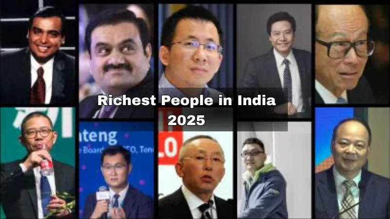 Richest People in India 2025