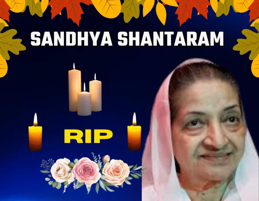 Actress Sandhya Shantaram Death News