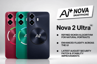 Ai+ Nova 2 Ultra software update with refined bokeh algorithm and stability improvements