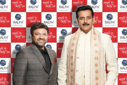 Ralfh Senses brand ambassador Ravi Kishan with Ankush Gupta