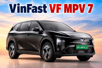 VinFast VF MPV 7 electric family MPV with bold title
