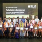 SRM AP faculty members recognised among the World’s Top 2% Scientists at a felicitation ceremony