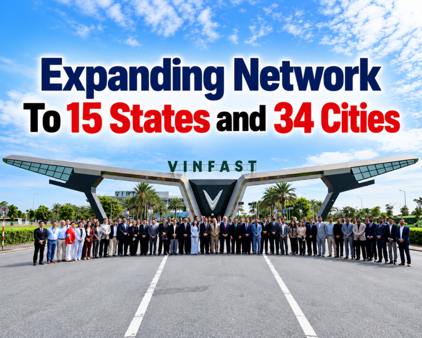 VinFast India dealer partners at VinFast facility